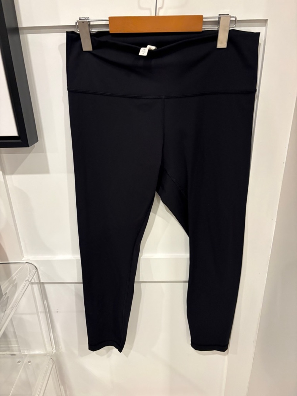 Lululemon Black High-Waist Cropped Leggings
